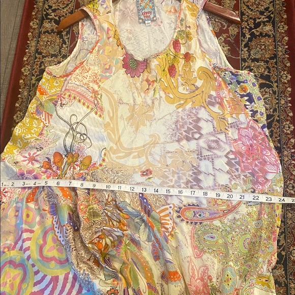 Johnny Was Floral Multicolor Maxi Dress - Picture 7 of 12